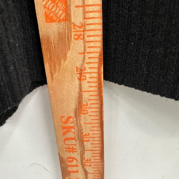 VINCE WOOL/CASHMERE BLACK shoulder zip oversized soft quiet luxury sweater XS - Picture 9 of 11